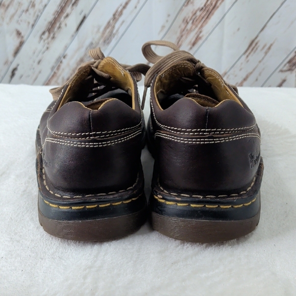 Dr. Martens Dark Brown Leather Oxfords - Picture 3 of 7